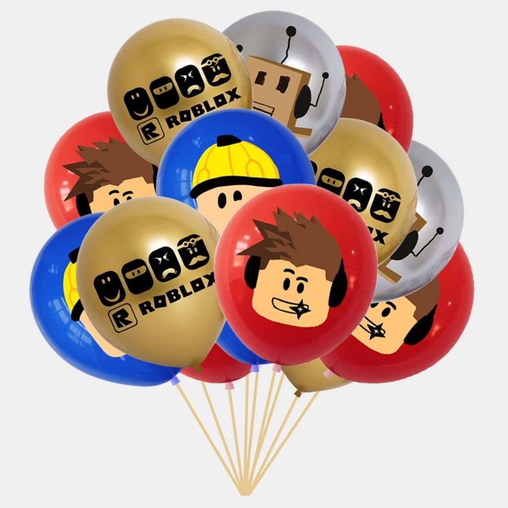 12 Unidades/Lote Roblox Balão Misto De Látex De 12 Polegadas
