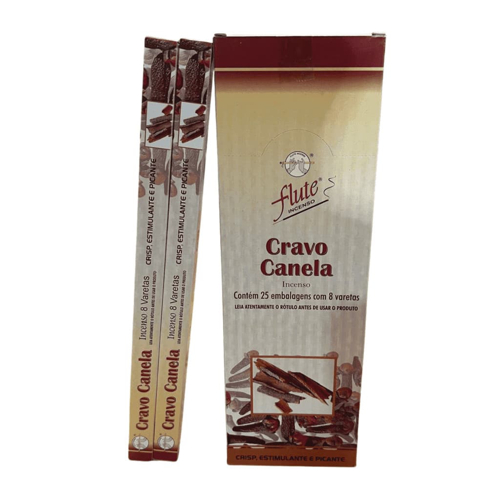 Insenso Cravo Canela Flute Cx Com 200 Varetas