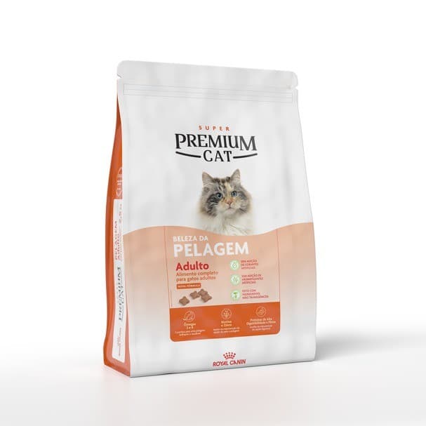 Ração Royal Canin Premium Cat Beleza Pelagem  Adulto 2,5Kg