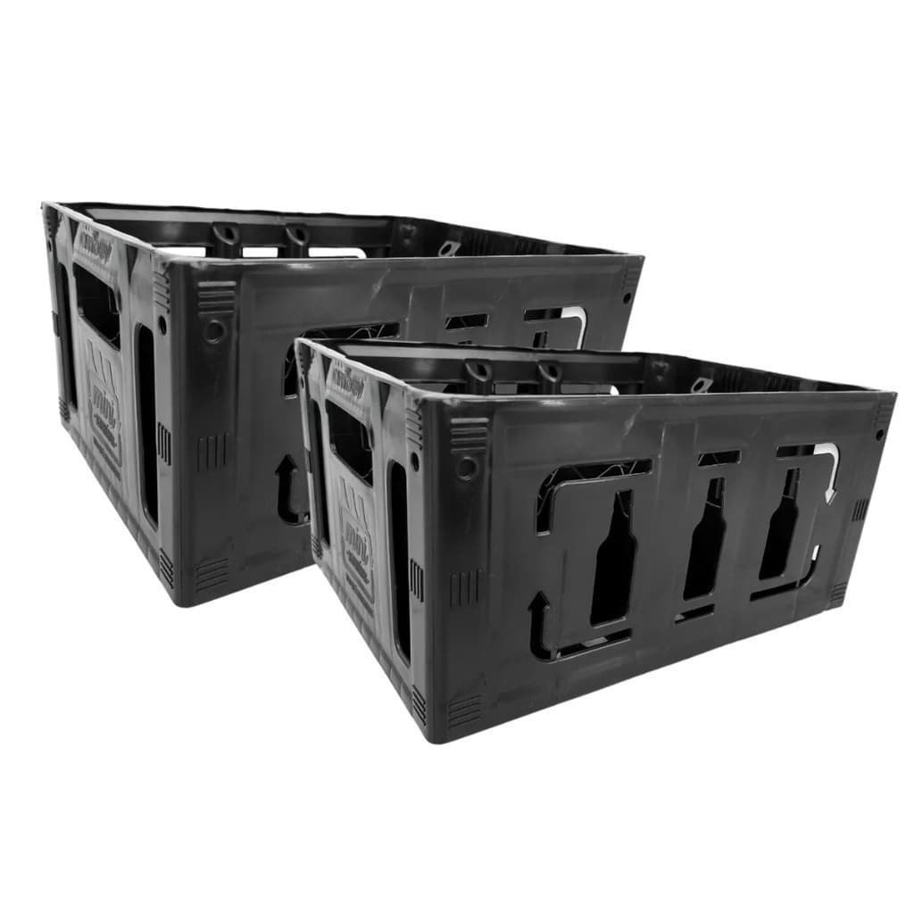 kit 2 Garrafeira Caixa de Engradado Cerveja Romarinho 300ml Novo para 23 garrafas