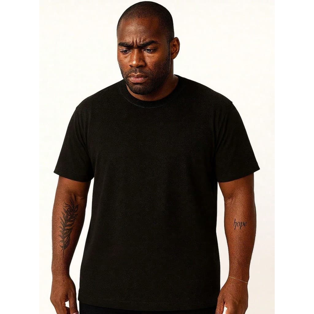Camiseta Masculina Básica Comfort Fit Roupas Casuais