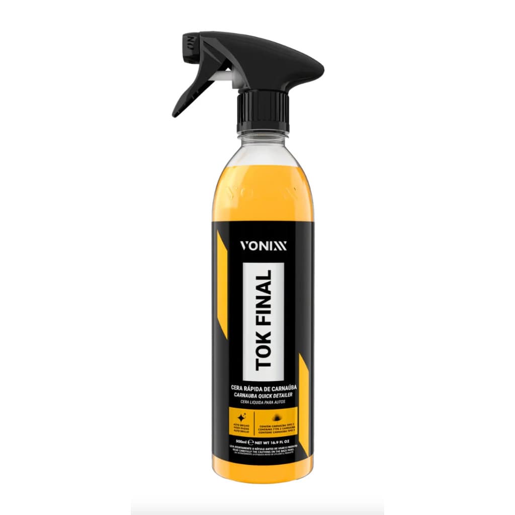 Cera Carnaúba Proteção Automotiva Tok Final Spray 500ML Vonixx