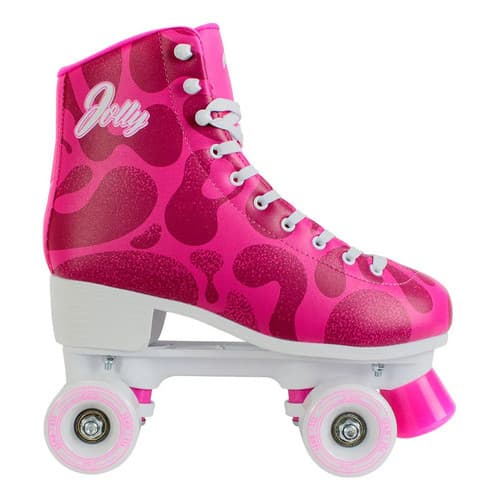 Patins Lançamento Infantil Quad Traxart Jolly Rosa V3 Original Criança Menina