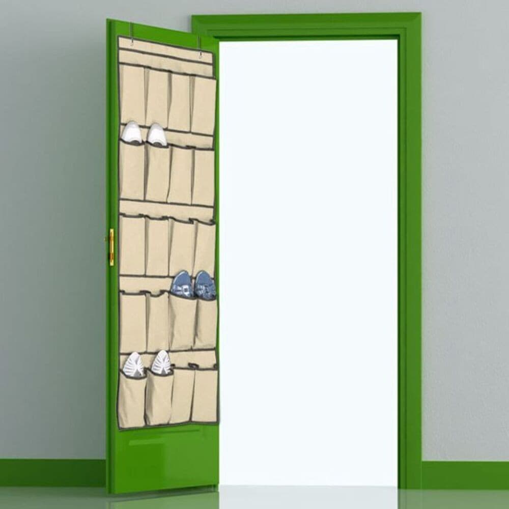 SAPATEIRA DE PORTA E PAREDE 20 SAPATOS DIVISORIAS ORGANIZADOR VERTICAL GIGANTE COM CAPACIDADE PARA 10 PARES DOBRAVEL CLO