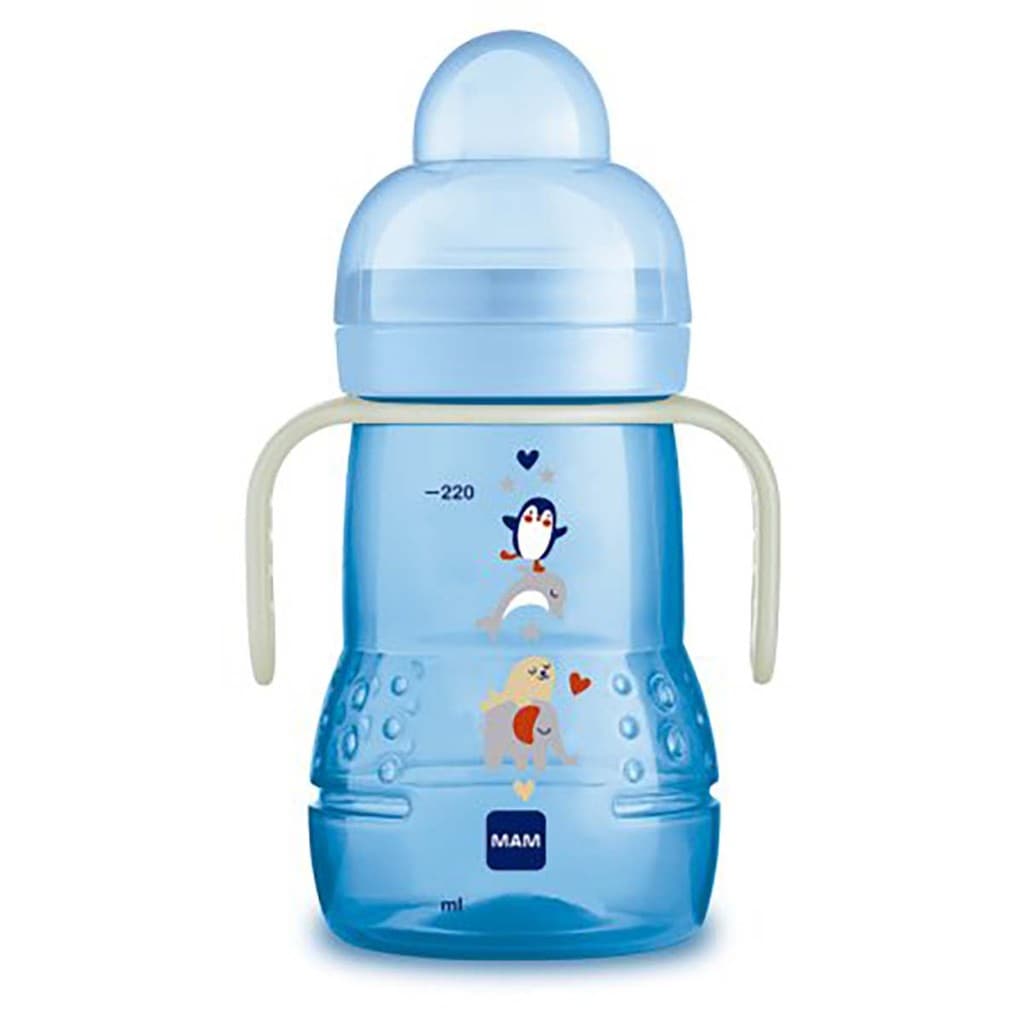 Copo De Treinamento Mam Trainer Night Transição 220ml Neutra