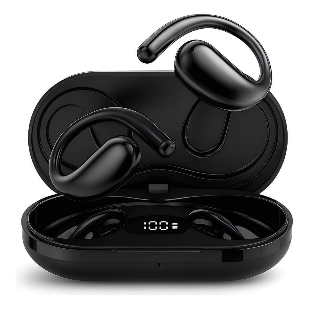 Fone De Ouvido Sem Fio Condução Óssea Bluetooth Esportivo Resistente À Água
