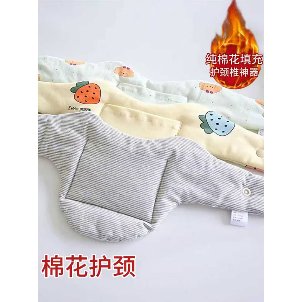 Algodão puro com bolso Proteção Cervical Ferramenta útil para manter o calor à prova de frio Capa de pescoço de algodão