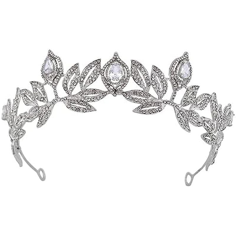 FRCOLOR Elegante Strass Noiva Cocar Delie Crown Design Para Casamentos , Aniversários E Festas , Decoração De Cabelo Chi