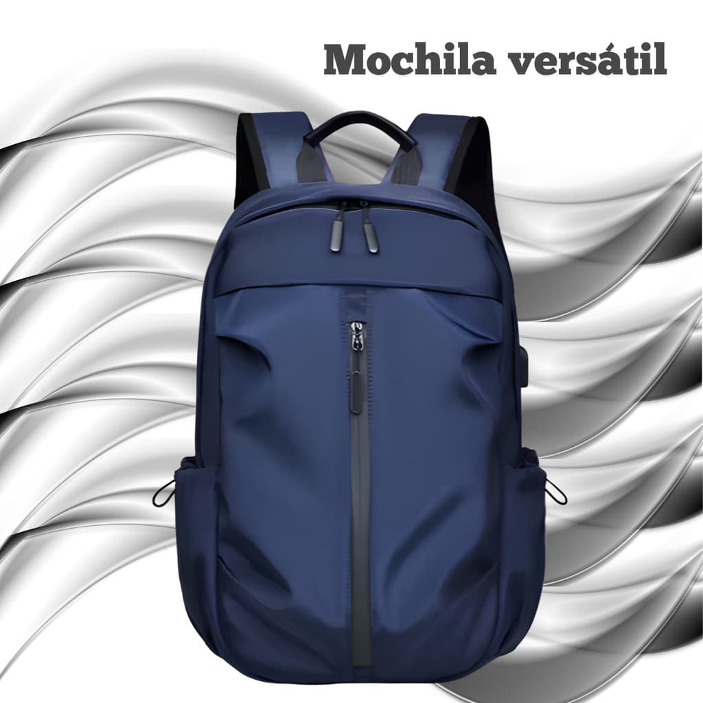 Mochila versátil resistente a água para esportes, escola, trabalho e faculdade unissex