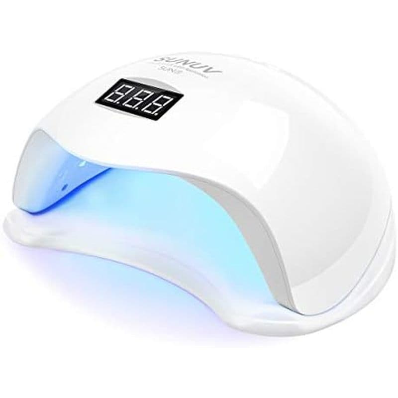 Luz UV SUNUV Para Unhas , Lâmpada LED Com 4 Configurações De Temporizador , Compatível Todos Os Esmaltes Em Gel , Base R