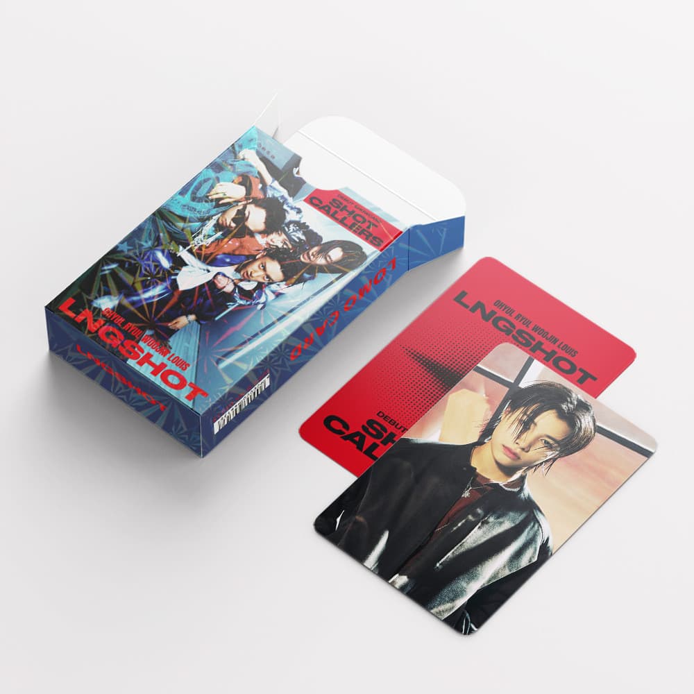 92 Pçs/Caixa LNGSHOT SHOT Chamadas Álbum Photocards DEBUT SHOWCASE Cartões Lomo RYUL Woojin Louis OHYUL Hip-hop KPOP Ido
