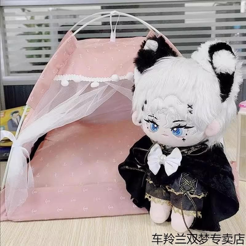 20cm algodão boneca cama móveis tenda jogar casa bjd ninho boneca bonito cena Layout armazenamento