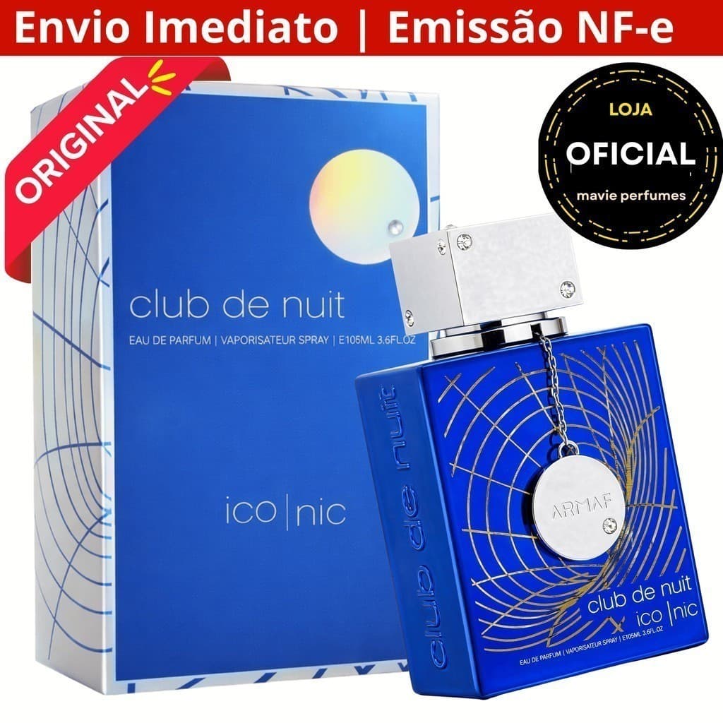 Perfume Armaf Club de Nuit Blue lconic Masculino 105ml EDP 100% Original Envio Imediato
