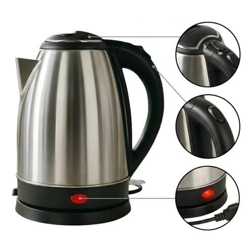 Chaleira Jarra Elétrica 2L 1000W e 1500W Desligamento Automático