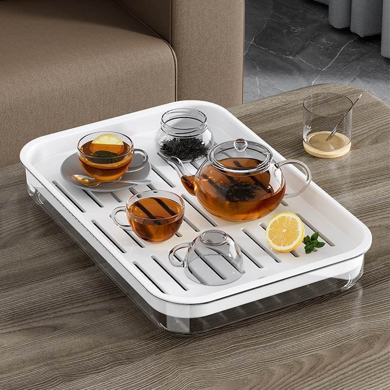 Bandeja de chá doméstica sala de estar mesa de fabricação de cerveja a seco simples conjunto de chá suporte de copo colo