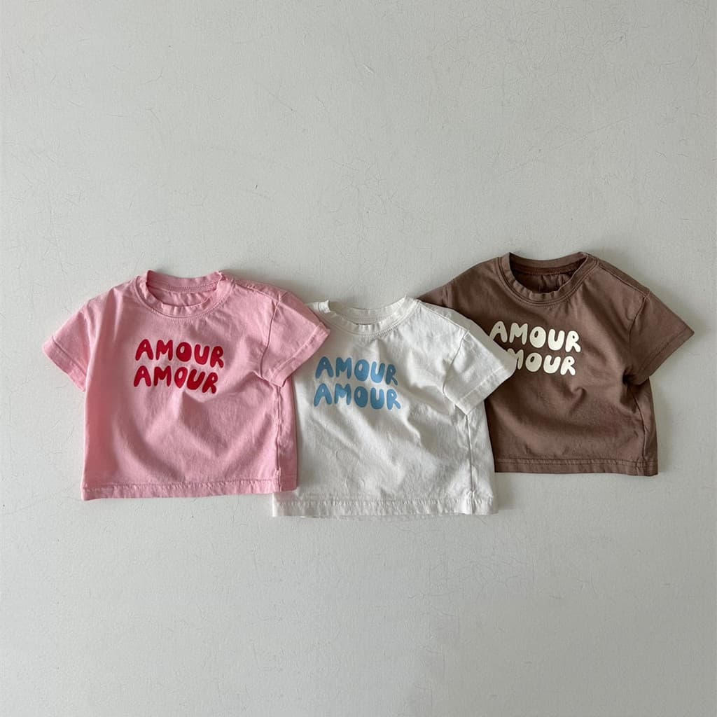 2026 bebê novo estilo de manga curta verão fino camiseta roupas de verão do bebê INS versão coreana recém-nascido All-Ma