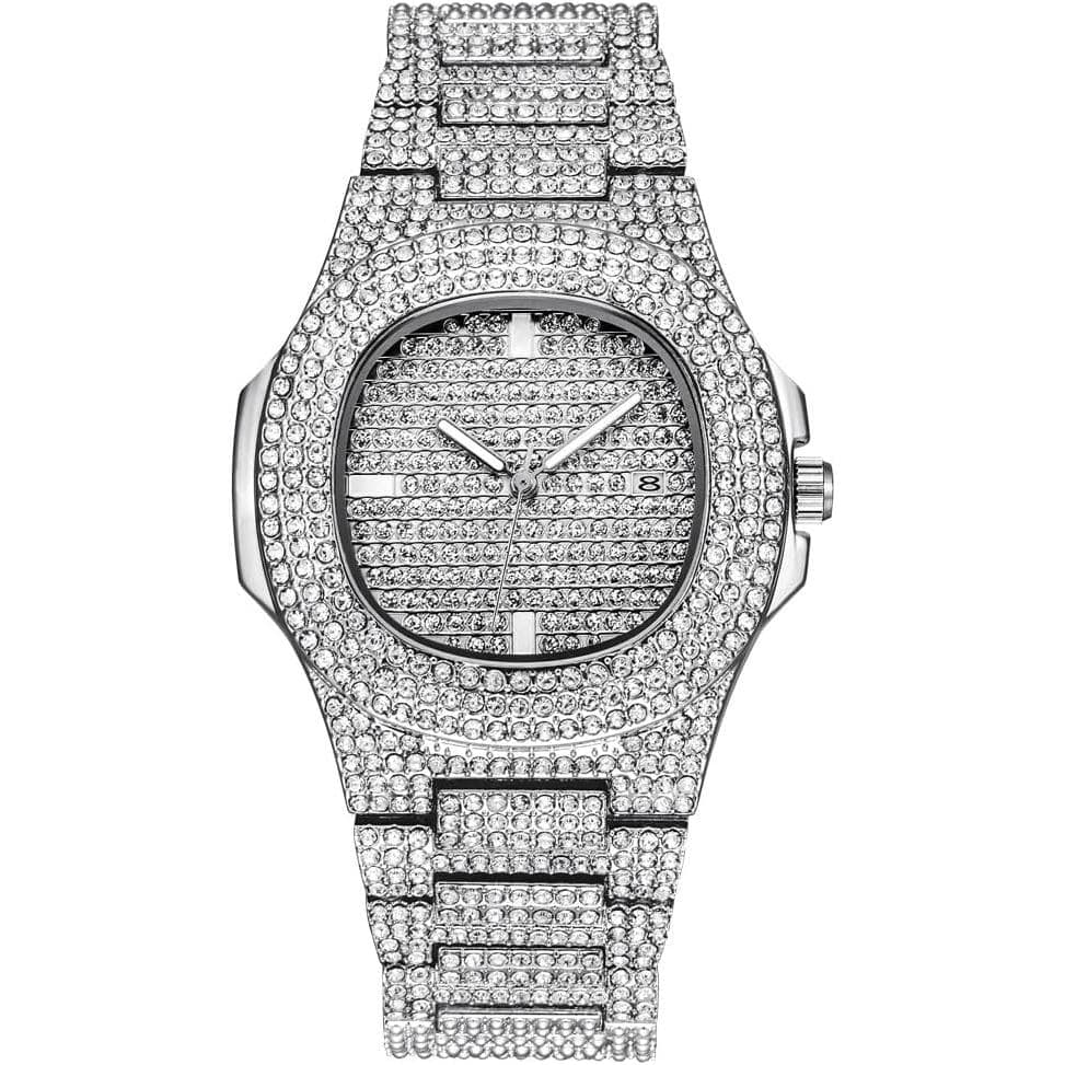 Relógios Gosasa para Mulheres e Homens, Marca de Topo, Estilo Luxuoso, Relógio com Diamantes, Hip Hop, Moda para Encontr