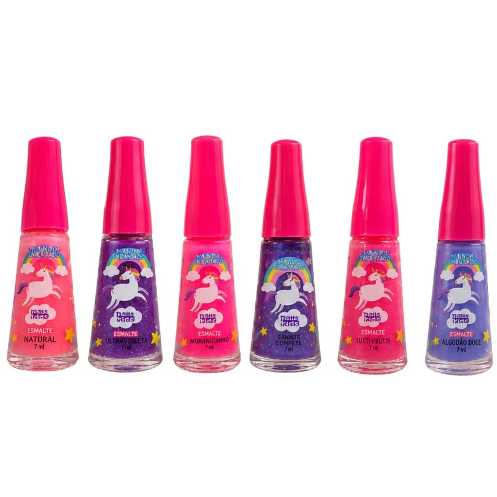Esmalte Unicórnio Fadarinas  Love Infantil Safira