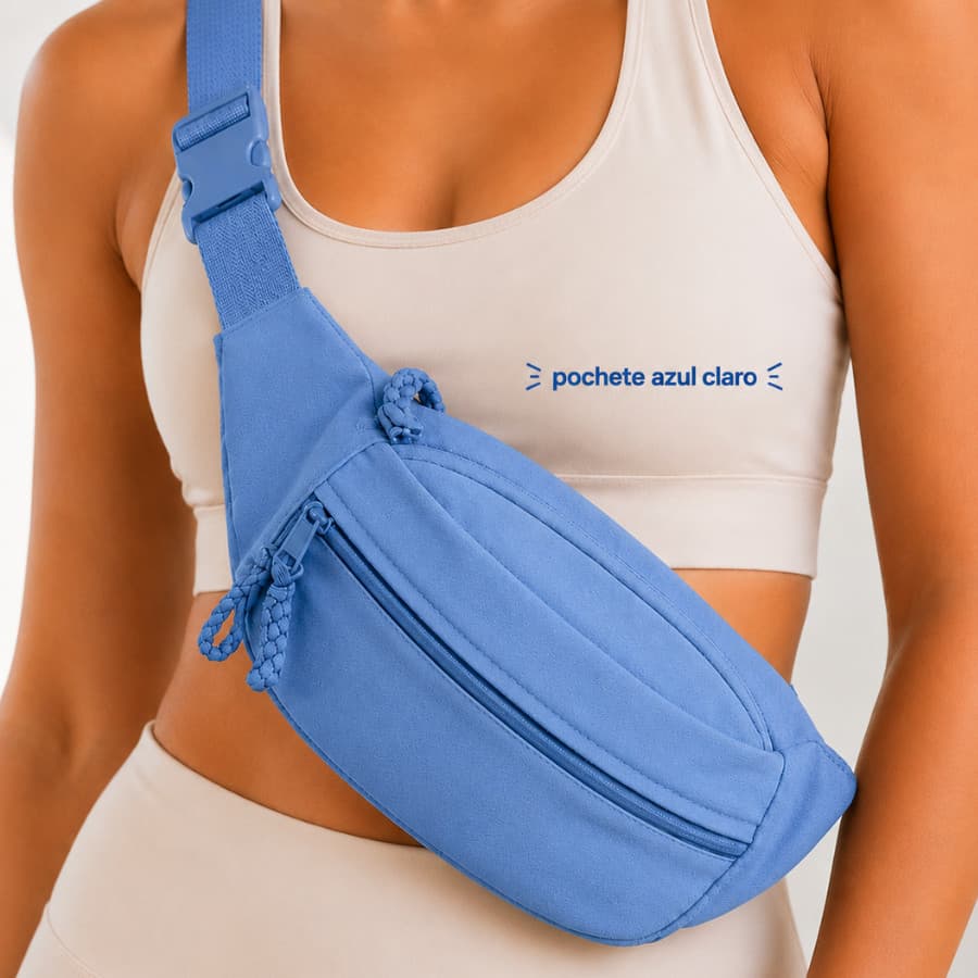 Bolsa Trendy Transversal Pochete Esportiva Moderna – Estilo para Treino, Caminhada e Dia a Dia