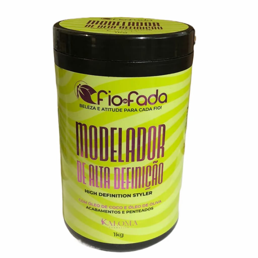 Pomada Modeladora Fio de Fada 1kg + 500g + 150g | Incolor e Fixação Potente–Define Sem Deixar Marcas