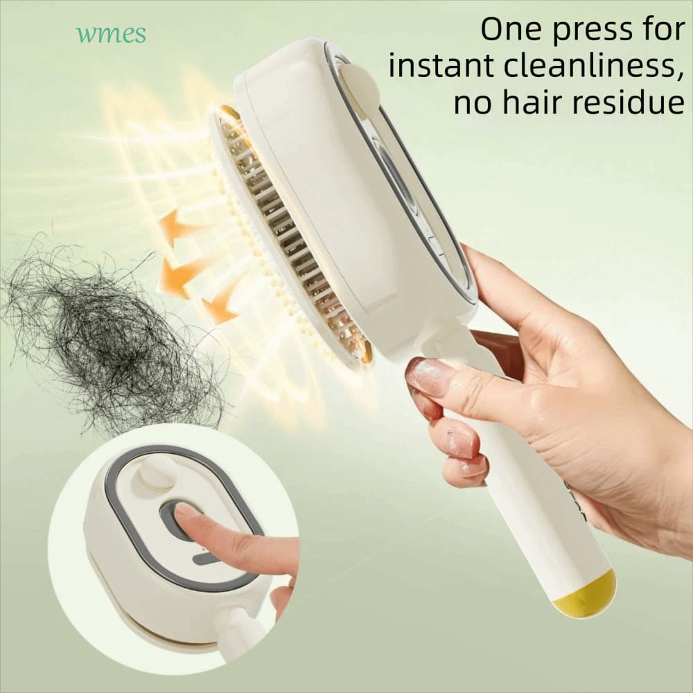 Pente De Massagem Em Spray De Luz Vermelha WMES1 , Escova De Cabelo Elétrica Portátil De Tanque Grande Anti-Frizz , Limp