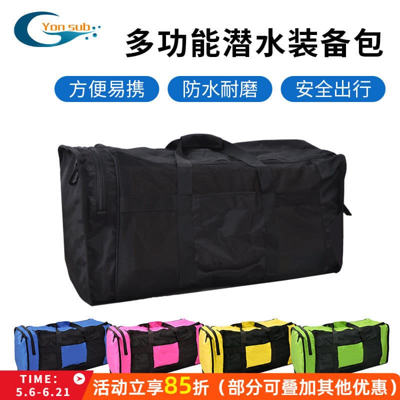 Saco de malha de grande capacidade para mergulho, equipamento de mergulho profundo, equipamento portátil, grade Lu
