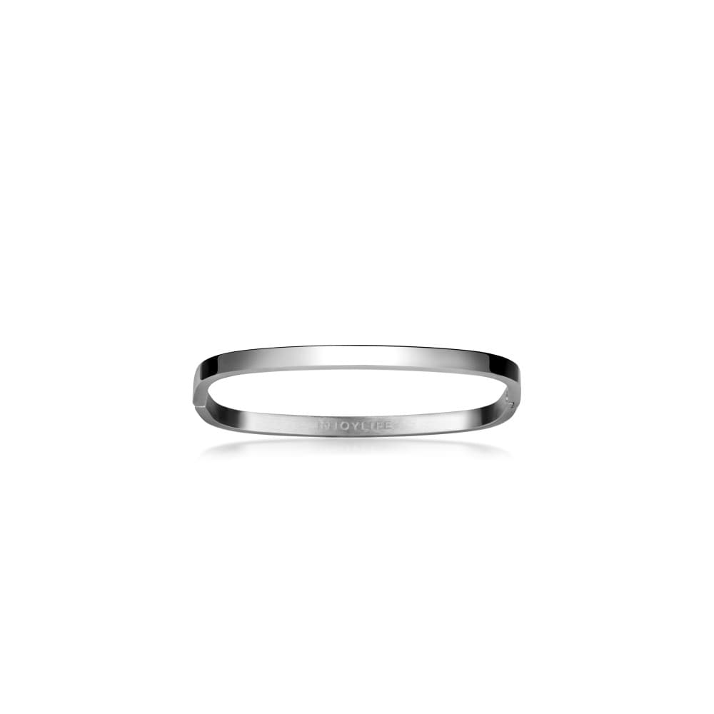 INJOYLIFE Pulseira de Design de nicho quadrado feminino simples pulseira de círculo fino pulseira de moda