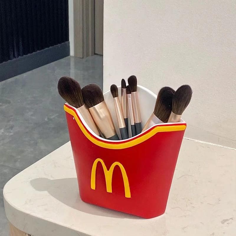 Japão Maimen caneta titular influenciador diversão mcdonald batatas fritas criativo vaso arranjo decoração Desktop caixa