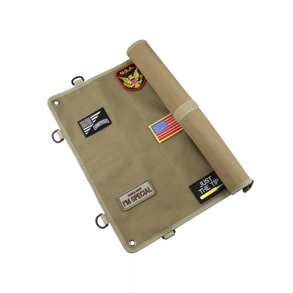 KOSIBATE Velcro emblema pano de armazenamento tático braçadeira medalha parede pendurado arranjo pano exibição dobrável