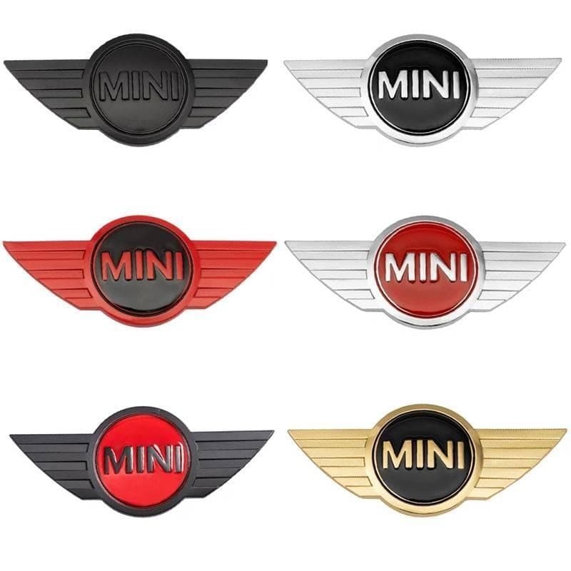 Estilo Do Carro De Fibra De Carbono 3D Metal Adesivos Emblema Para Mini Cooper Um R50 R52 R53 R56 R60 F55 F56 R57 R58 R5