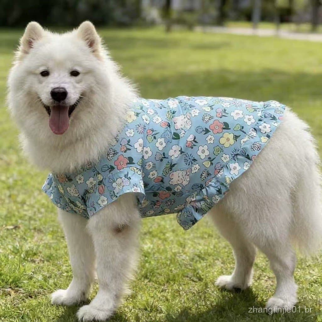 Colete leve para cães grandes, confortável, respirável, protetor solar e anti-queda de pelos, para Labrador e Golden Ret