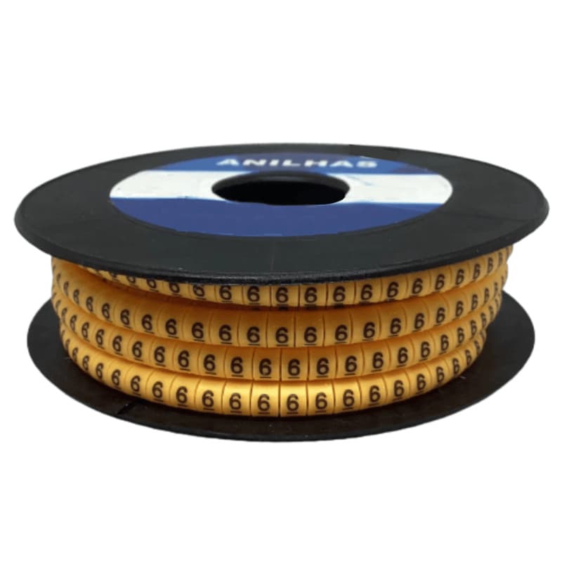 KIT COM 100 ANILHAS 0,75MM No 6 SCHUHMACHER