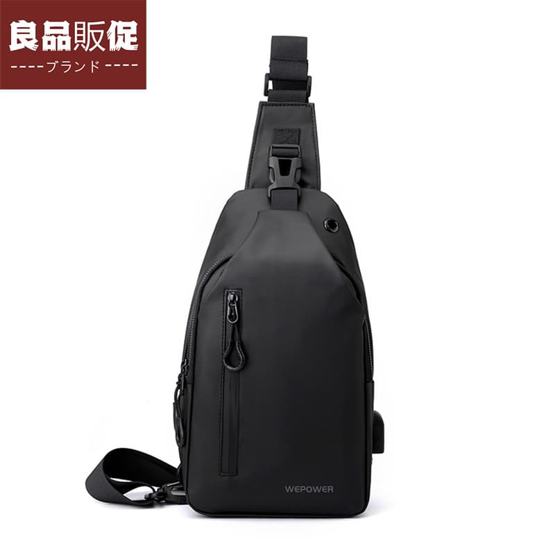 Bolsa de peito masculina importada do Japão, Casual, grande capacidade, um ombro, bolsa mensageiro, versão coreana, bols