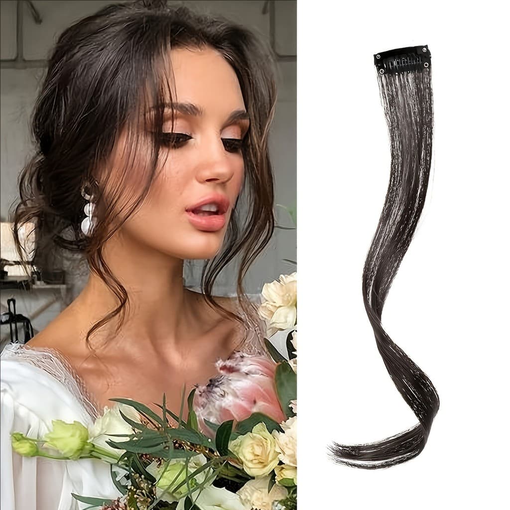 Barba longa ligeiramente ambos os lados forma de rosto franja de cabelo pedaço de cabelo rolo de comércio exterior modif