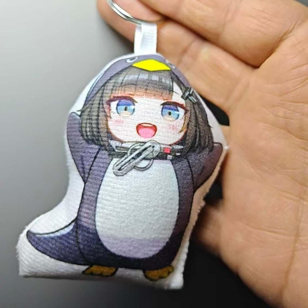 End Pinguim Administrador Voz Pingente Gugugaga Voz Boneca Divertido Chaveiro Enfeites de Pelúcia