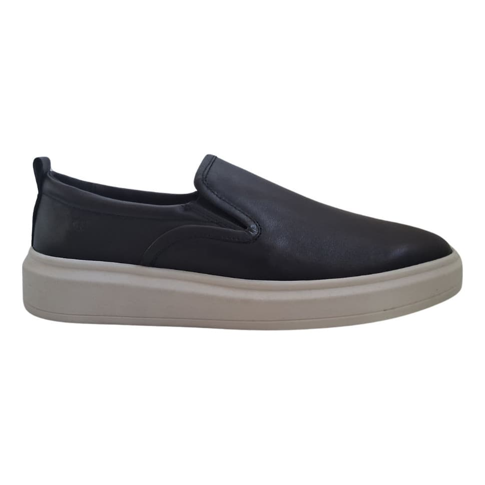 Tênis Slip-on Wizzor Lennon Preto Couro