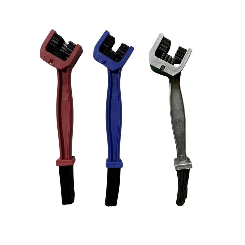 Escova limpeza de corrente moto/bike Lubrificação coloridas