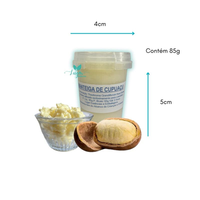 Manteiga de Cupuaçu 85g - Para Uso Cosmético.