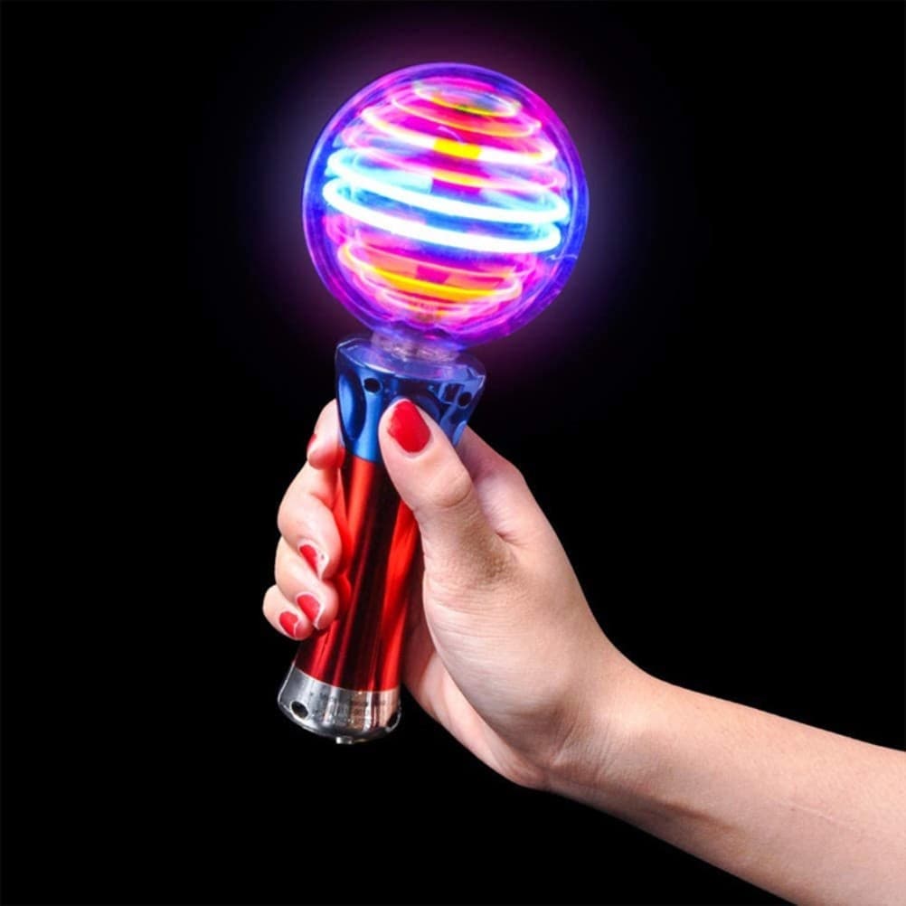 Bola Luminosa Brinquedo Vara Piscando LED Varinha Rotativa Diversão Festa De Aniversário Favor Para Crianças