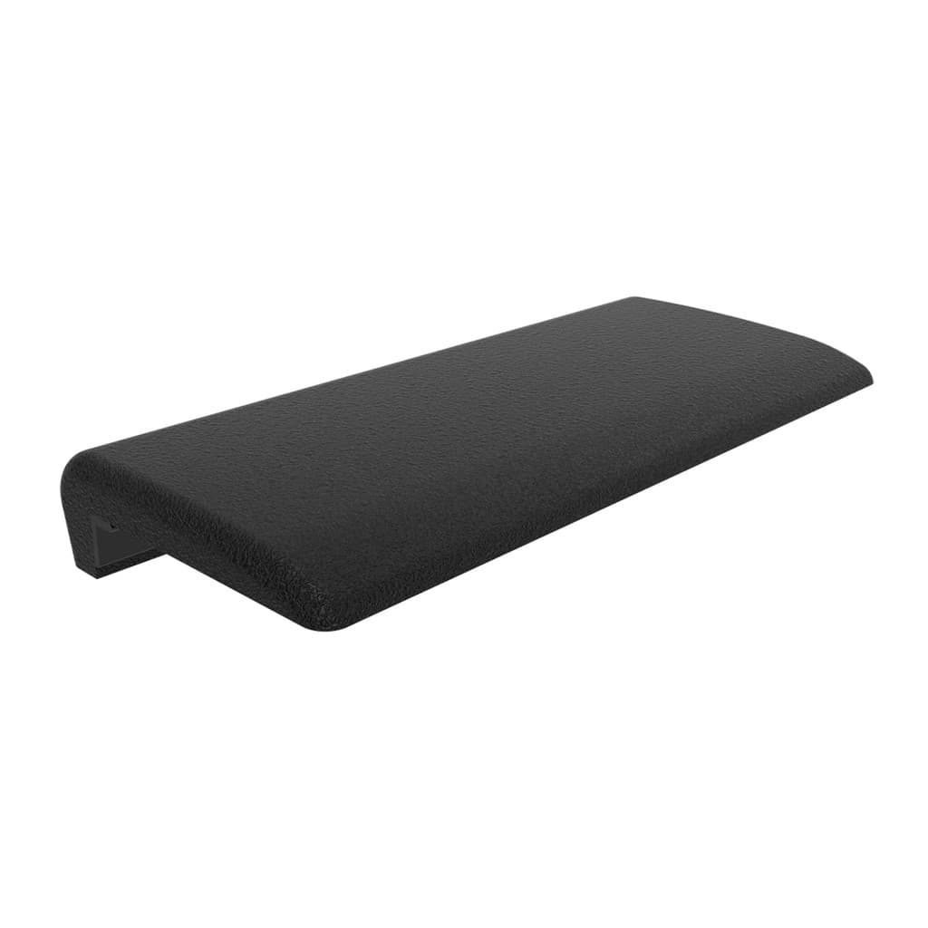 KIT 2 PEÇAS APOIO PARA ANTEBRAÇO - QUEBRA QUINA 24 CM PRETO