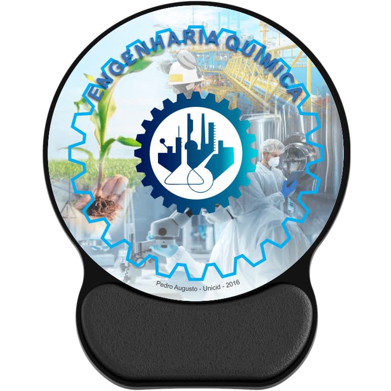 MOUSE PAD ERGONÔMICO - OFFICE ENGENHARIA QUÍMICA