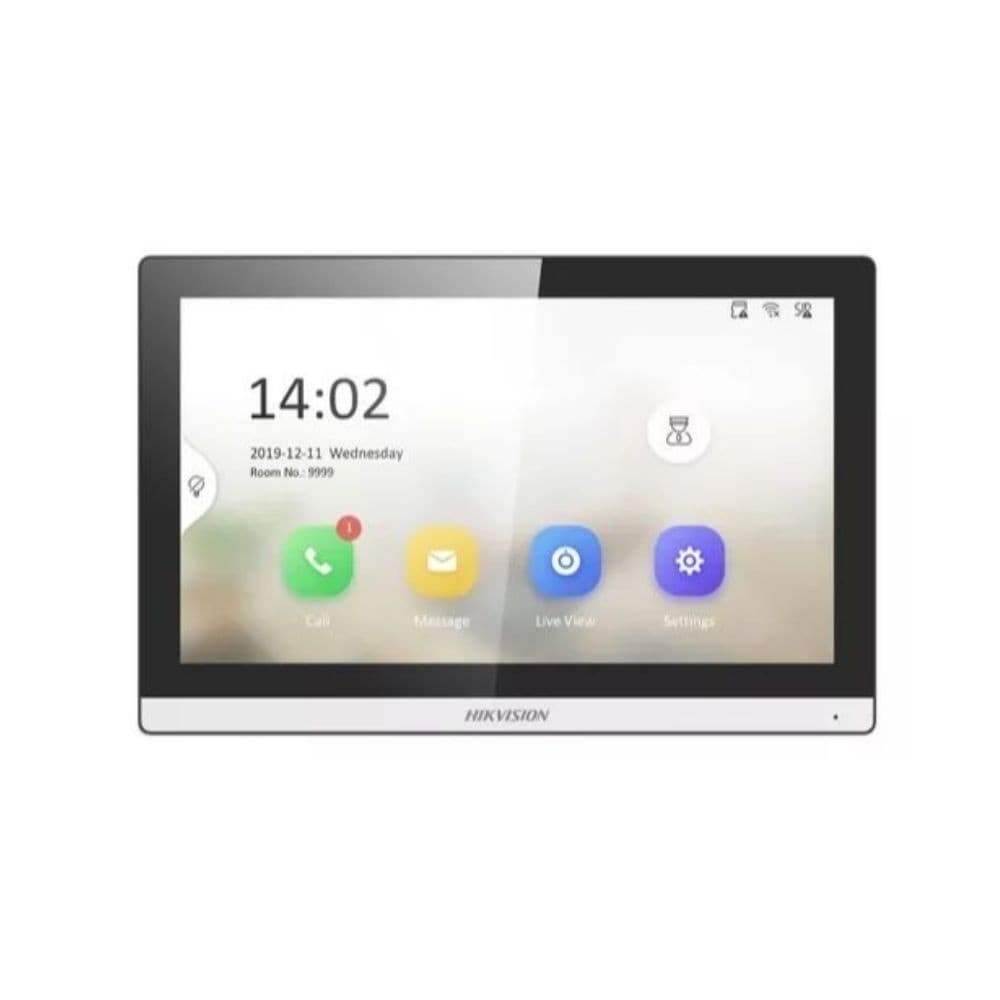 Tela Vídeo Porteiro Ip Hikvision Ds-kh6350-wte1 Wifi 110/220