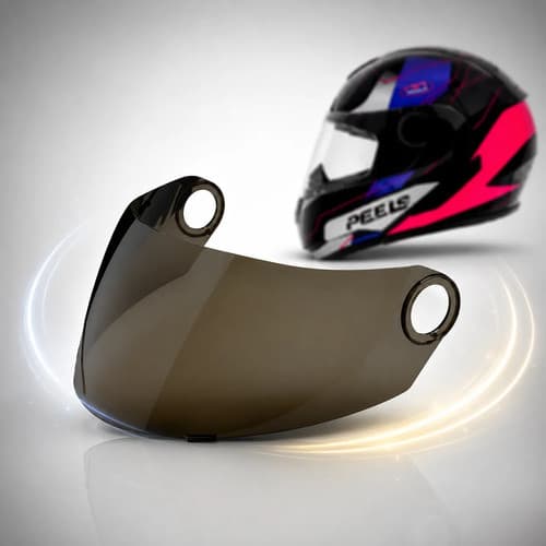 Viseira Fumê Capacete Robocop Peels Urban U-rb2 Original Fumê