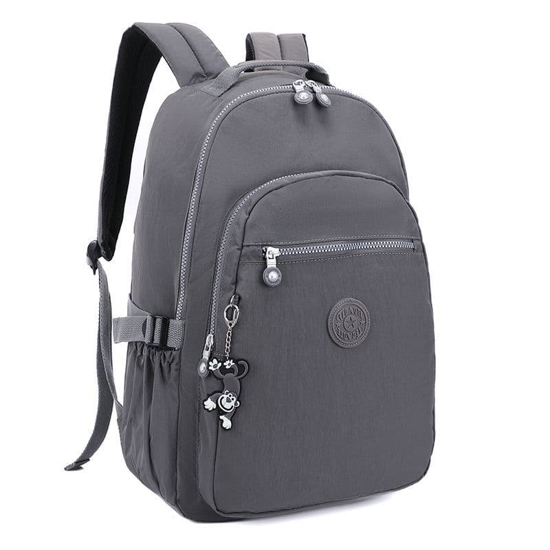 Mochila feminina viagem grande capacidade lazer viagem ao ar livre leve Multi-camada simples tamanho grande à prova dwat