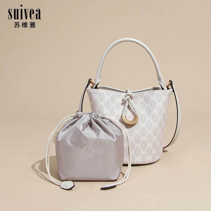 High-End Retro nicho Design balde saco feminino 2025 novo estilo presbiopia moda All-Match bolsa mensageiro