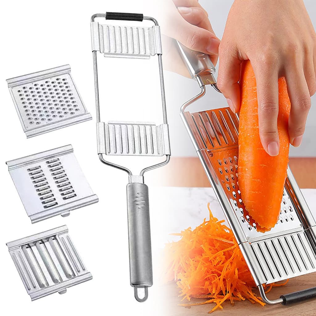 Novo Ralador De Aço Inoxidável Cozinha Doméstica Multi-Função Cortador De Legumes Melão E Frutas Slicer Ferramenta De
