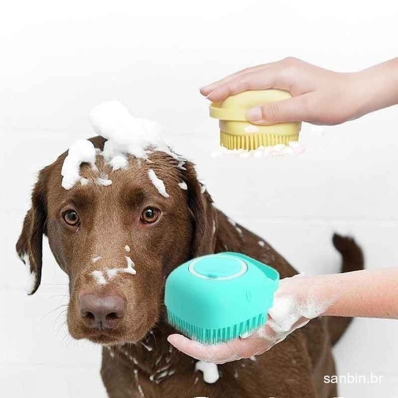 Escova De Massagem Para Banho De Cachorro Grande , Shampoo Animais De Estimação , Acessórios De Ferramenta De Silicone M