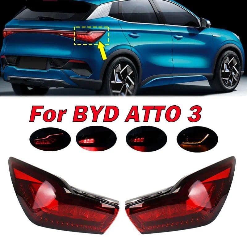 SC2E-4133010 SC2E-4133020 Acessórios Do Carro Para BYD ATTO 3 Traseiro LED Luz Traseira Lâmpada De Sinal Freio Aviso Con
