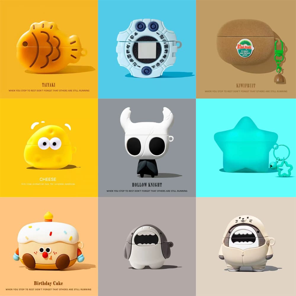 3D Bonito Dos Desenhos Animados Macio Silicone Fone De Ouvido Caso Para Redmi Buds 8 6 Pro Capa Protetora Buds8 6 Lite C