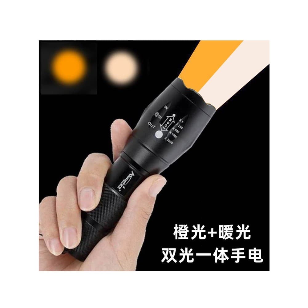 LED cor quente laranja luz Zoom lanterna retrato fotografia luz de preenchimento laranja luz quente pôr do sol Backlight